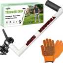Upgraded Ergonomic Trimmer Grip, String Trimmer Handle, with Trimmer Shoulder Harness, Weed Eater Handle Extension for Trimming, Weedeater Handle Grip for String Trimmer, Lawn Care 17in