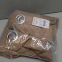 NICETOWN Bedroom Blackout Curtains and Drapes - Window Treatment Thermal Insulated Solid Grommet Blackout Draperies for Bedroom (Set of 2 Panels, 52 by 63 Inch, Cappuccino)