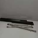 Criditpid Grill Parts for Chargriller 5050, 5650, 3001, 3030, 5072, 3008, 4000, 5252, 5050 Grill Models, Porcelain Steel Heat Plate, Burner Tube, Hanger Bracket, Electronic Igniter. (With Ignitor)