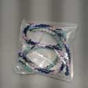 Chew Necklaces for Sensory Kids, 2 Pack Chewy Necklace Sensory to Reduces Anxiety and Stress, Integrated Safety Design Teething Necklace for Baby, BPA Free