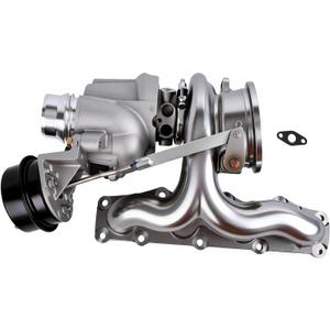 11657635803 Turbocharger Turbo Kit TD04LR6 with Gasket Compatible with BMW 320i 2012-2018 328i 2012-2016 520i 528i X1 2012-2015 X3 2013-2017, Z4 2012-2016 N20 N26 49477-02003 49477-02001