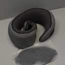 Purroch Advanced Memory Foam Neck Travel Pillow, Neck Pillow Airplane with Eye Mask & Ear Plugs, Designed for The Comfort of Travel & Office, Travel Pillow for Plane, Car, Home, Work, Dark Grey