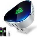 Mini Wireless Carplay Adapter, Compatible with Apple iPhone iOS 10+ Android 11+, Plug & Play, Compact Design for iPhone & Android with USB-A/Type-C Port