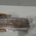 LazBlinds No Drill Bamboo Roman Shades, 26.5" W x 64" H, Malay Walnut