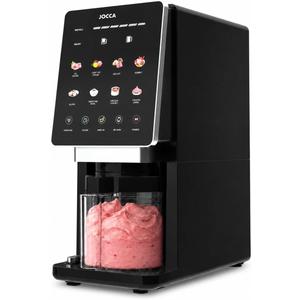 JOCCA - Multifunction Ice Cream/Fridge Machine with 11 Programs, Cleaning Function, Fast Processing, LED Touch Display, Prepares up to 1.95L of ice cream with its 3 containers