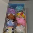 8 Pack Animal Squishy Fidget Toys, Cute Squishies Toys for Kids Adults, Pop Out Eyes Toy, Popping Eye Stress Relief Toy, Easter Basket Stuffers, Party Favors, Goodie Bag Stuffers and Classroom Prizes