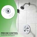 Shower Handle Replacement for Delta RP48717 Lever Handle Kit, Fit for Delta 13/14& 1300/1400 Series Tub Faucet, Single Handle Tub and Shower Faucet Handle,Chrome