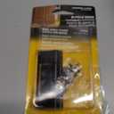 Prime-Line N 72738Bi-Fold Door, Non-Mortise Hinge, Matte Black (2 Pack)