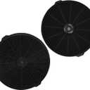 YYCF02 Charcoal Filters (set of 2) FOR ISLAND RANGE HOOD & 36 INCH Insert Range Hood, Carbon Filters for Ductless/Ventless Option, Easy Installation and Replacement for JOEAONZ 0275 0290 & 0690