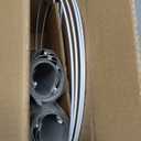 Drum Lamp Shades Set of 2, Modern Gray Fabric Lamp Shades for Table Lamps, 13"x13"x10" Cylinder Lampshades, Contemporary Linen Drum Shades, Easy Assembly, Fits Standard Harp(Gray)