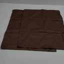 uxcell 2 Pack Pillow Cases Soft 1800 Series Microfiber Pillowcases Set with Zipper Standard(20"x26") Brown