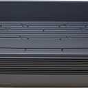 10 Plant Growing Trays (WITH Drain Holes) - 20" x 10" - Perfect Garden Seed Starter Grow Trays: for Seedlings, Indoor Gardening, Growing Microgreens, Wheatgrass & More - Soil or Hydroponic (Black)