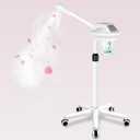 Facial Steamer Professional for Deep Cleansing and Hydration, Face Steamer for Estheticians with Adjustable Height, Spa Ozone Steamer on Wheels, Suitable for Home and Beauty Spa Salon Use