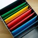 Hanging Colored File Folders,25 Pack Yellow Letter Size Hanging File Folders with 1/5-Cut Tabs,Ideal for Home and Office Organization and Papers Classification