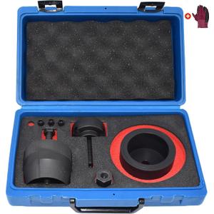 Crankshaft Front Oil Seal Installer & Removal Kit, Compatible With BMW N40 N42 N45 N46 N52 N53 N54, With Carrying Case & Gloves