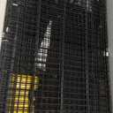 Amazon Basics Large 3-Tier Cat Durable,Pliable Cage Playpen Box Crate Kennel - 35.8"L x 22.4"W x 50.6"H, Black