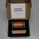 Rolling Knife Sharpener Kit,Knife Sharpener Tool,15 & 20 Degree Sharpening for Kitchen Knives, Rolling Sharpener for Knive is Suitable for Any Kitchen Roller Knife Sharpener