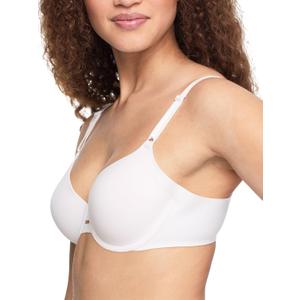 Warner's Women's Blissful Benefits Side Smoothing Underwire Bra (34B, White)