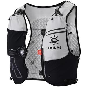 KAILAS FUGA AIR 8 Ⅳ Running Hydration Vest Hydration Pack Lightweight with Two TPU Water Bladders for Women Men Trail Cycling Hiking, M
