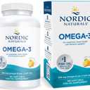 Nordic Naturals Omega-3, Lemon Flavor - 180 Soft Gels - 690 mg Omega-3 - Fish Oil - EPA & DHA - Immune Support, Brain & Heart Health, Optimal Wellness - Non-GMO - 90 Servings (EXP 10/01/28)