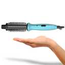 Mini Curling Iron PHOEBE 3/4 Inch Dual Voltage Ceramic Tourmaline Ionic Hot Curler Brush with Traveling Bag for Europe, Professional, Travel for Short Hair