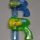 JOYIN 2 Bubble Guns Blaster Kit with 2 Solution for Kids, Automatic Bubble Maker Blower Machine for Party Favors, Birthday, Outdoor & Indoor Activity, Summer Toy (Green+blue)