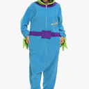 Wishliker Adult Onesie Animal Pajamas Halloween Cosplay Costumes Party Wear Blue, XS