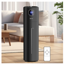 Large Humidifiers for Bedroom, 9L/2.5Gal Ultrasonic Cool Mist, Easy Clean with 350ML/H Large Mist Speed, Quiet Tower, Suitable for Kids Room Plant Yoga (Black)