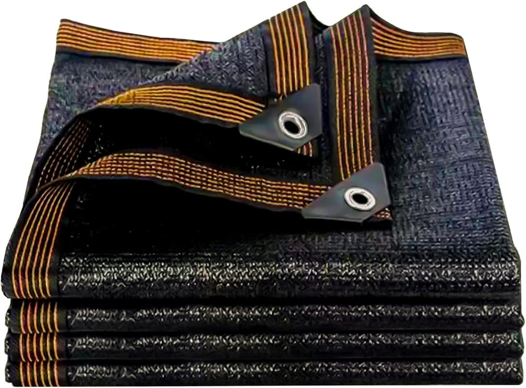 Shade Cloth, 90% Sunblock Net for Garden Patio, Shade Neting for Plants Greenhouse Outdoor Pergola Lawn, Easier to Hang Sun Cover for Kennel Chicken Coop (15'x30')