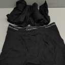 Calvin Klein Men's Cotton Classics 5-Pack Boxer Brief (Medium, 3 Black Bodies W / Black Wb, 2 Black Bodies W / White Wb)