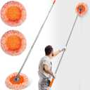 Keyloland Wall Mop, Primium 68 Wall Cleaner, High-Quality Baseboard Cleaner, Professional-Grade Baseboard Cleaner Tool with Handle, Superior Quality Dust Mop, Efficient cleaning tools