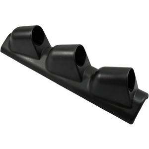 Black Triple Pillar Gauge Pod Holder, Plastic 3 Hole 52mm Automotive Digital Gauge Bracket, Universal A-Pillar Gauges Mount Accessories for Most Vehicles