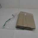 Leatherette Car Seat Protector - 2 Pack Large Car Kick Mats with Storage Pockets Organizer Seat Back Cover Against Dirty Shoes & Scratches, Universal Fit for Most Vehicles, Beige