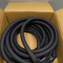 3/4 IN. 50FT. Heavy Duty Hybrid Rubber Garden Hose, High Flow 3/4" I.D. No Memory Durable Heavy Duty Water Hose for Watering, Irrigation, Water Transfer Pump