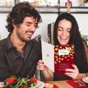 4 x Funny Valentine's Day Card for Wife, Romantic Wife Valentines Day Gifts from Husband, Sweet Valentines Card for Women Her (FY-351)