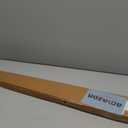 Ivilon Drapery Window Curtain Rod - End Cap Style Design 1 Inch Pole. 72 to 144 Inch Color Black