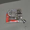 Segal SE 14328 Single Cylinder Deadbolt Chrome Slam Lock with Flat and Angle Strike (Single Pack)