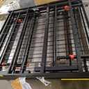 Amazon Basics Bed Frame with Storage, Foldable Metal Platform, Sturdy Steel, No Box Spring Needed, 14 inches High, Tool-Free Setup, King Size, Black