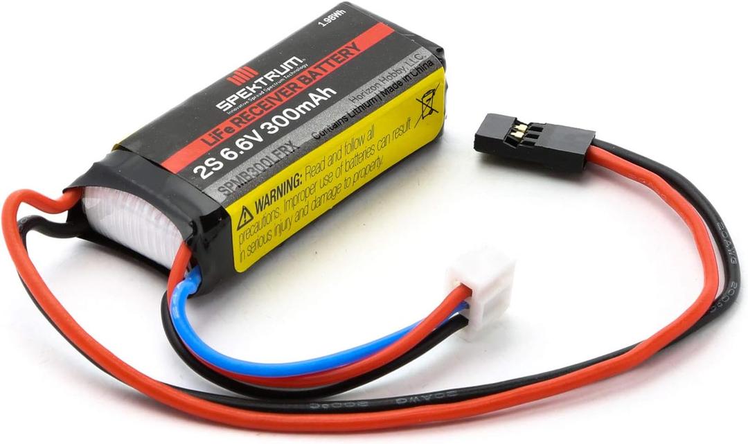 Spektrum 300mAh 2S 6.6V Li-Fe Receiver Battery
