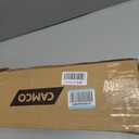 Camco Adjustable Broom and Dustpan - Portable & Compact Full Size Broom - Adjusts from 24-52 Inches, Ideal for RV, Marine, and Home Use (43623-A)