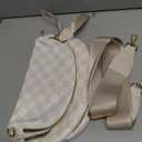 Bum Bag Crossbody Bags for Women Travel Checkered Crossbody Bag