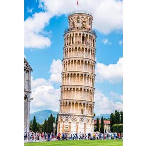 1000 Piece Jigsaw Puzzle for Adults - Leaning Tower of Pisa Italy Picturesque Landscape Wooden Puzzle
