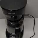 Mueller 12-Cup Drip Coffee Maker - Borosilicate Carafe, Auto-Off, Reusable Filter, Anti-Drip, Keep-Warm Function, Clear Water Level Window Coffee Machine, Kitchen Essentials & Accessories (Black)