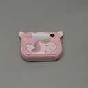 Instant Print Camera for Kids with 12 Rolls Refill Paper, Digital Camera for Girls Christmas Birthday Gifts, 32G SD Card (Light Pink)