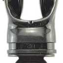 Tookie Scuba Diving Mouthpiece, Denpetec Scuba Diving Mouthpiece, Practical Gear Silicone Bite Moldable Scuba Diving Dive Mouthpiece Regulator with Tie Wrap for Adults(Black)