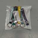 8PCS Teacher Thank You Keychains Bulk Going Away Keychain for Coworker Boss Nurse Appreciation Gifts Retirement Bulk Keychains for Coworker Boss Motivational Quote Silicone Key Chain Office Gift