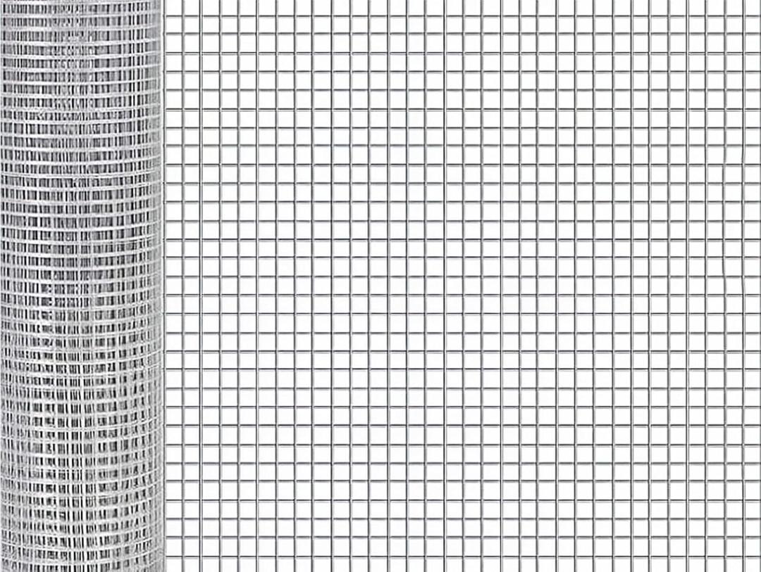 Hardware Cloth 48in x100ft 1 Inch Galvanized, Chicken Rabbit Snake Cage Fence Mesh Roll, Garden Plant Welded Metal Wire Fence, Poultry Animal Netting Cage Screen