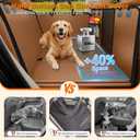 URPOWER Dog Car Seat Cover for Pets 100% Waterproof Seat Cover Hammock 600D Heavy Duty Scratch Proof Nonslip Durable Soft Back Seat Covers for Cars Trucks and SUVs