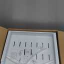 Kiseely 2 Pack Pull Out Cabinet Organizer Expandable, Adjustable Width 12.6"-20.6", Slide Out Drawers and Roll out Drawer for Pots and Pans, Adhesive No Drill Screw (White ND1)