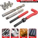 BILITOOLS M8x1.25 Thread Repair Kit, HSS Drill Helicoil Repair Kit Metric